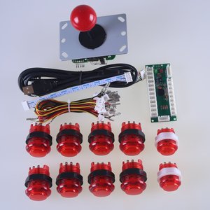 Аркадная игра кнопки и джойстик наборы Сделай Сам контроллер, usb-датчик для ПК игры 8 способов джойстик + кнопки - Product Image 5