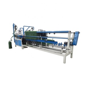 High Quality <strong>Machine</strong> Make Chain Link Wire Mesh Factory Automatic Double Wire Chain Link Fence Making <strong>Machine</strong> - Product Image 5