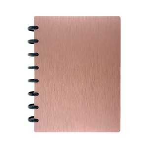 Agenda e taccuino con rilegatura ad anello rilegato a disco in plastica A5 quaderno con raccoglitore a dischi a fungo con anello di espansione personalizzato, notebo aziendale - Product Image 1