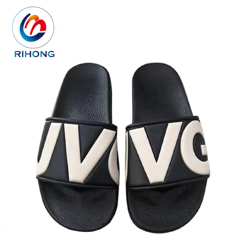 Guangzhou factory cheap wholesale custom oem logo sandal leather slipper chappals for men