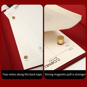 <strong>Custom</strong> A4 A5 Professional Magnetic Cardboard Notes With Replaceable Inner <strong>Notepad</strong> Diary Cover for Do-List Letter Pad - Product Image 4