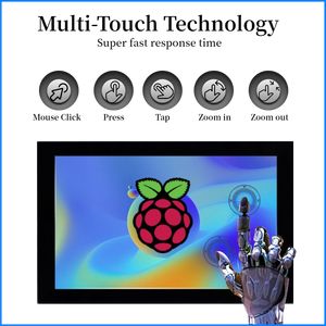 DWIN-Monitor táctil capacitivo portátil de 10,4 pulgadas, Raspberry Pi, pantalla IPS con altavoz para ordenador portátil para juegos, PC y Mac