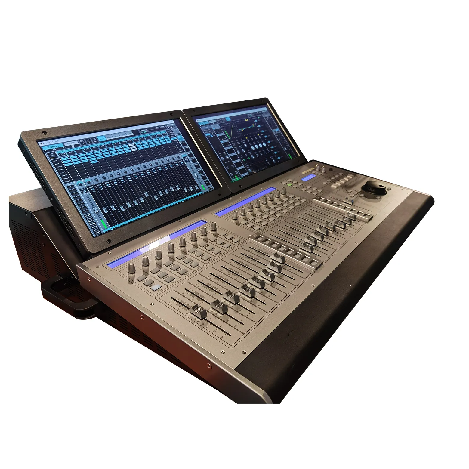 Konsol Mixing Digital 120 Saluran Dante Audio Mixer dengan 16 Input Mic/Line dan 16 Output Analog