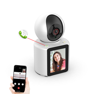 Newest Free Video Calling Camera Smart One-click Call HD 2MP Wireless Wifi PTZ Home Baby <strong>Monitor</strong> Camera With Screen - Product Image 1