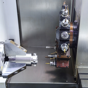 Torno de lecho inclinado de máquina de fresado CNC de 3 ejes Premium con ejes Y A C para fresado de torneado - Product Image 3