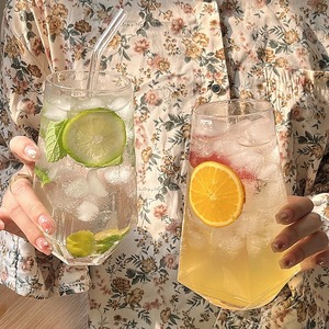 MSH独特的几何设计用于冷饮的单壁果汁玻璃杯 - Product Image 2