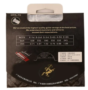 Cuerdas de guitarra clásica de suministro directo de fábrica al por mayor de China 028-043 Cuerda de nailon barata a la venta Aceptar logotipo personalizado OEM ODM - Product Image 4
