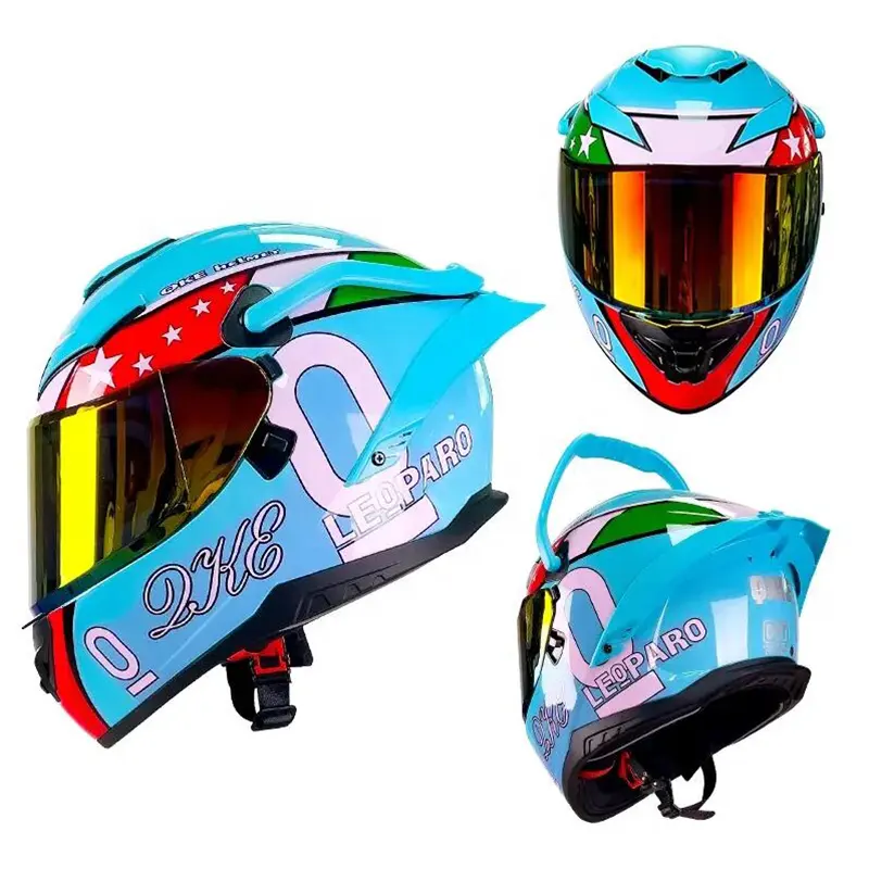 DOT ECE onaylı nefes yeni yüksek kaliteli motosiklet tam yüz sürme ls2 lorian ls2 motosiklet kask retro kask