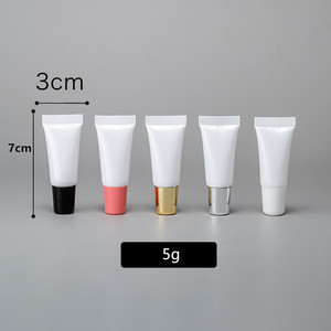 Custom Private Label 5ml 10ml 15ml White PP Material <strong>Slender</strong> Squeeze <strong>Tube</strong> for Lip Gloss Lip Glaze Packaging for Eye Cream - Product Image 3