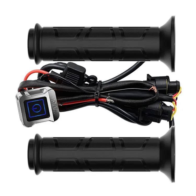 12V Motorrad beheizter Griff für ATV Intelligente Drei-Gang-Heizung Handgriffe Scooter Grip Heater Bar Warmer Scooter Tuning