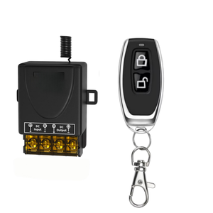 433 MHz telecomando Wireless DC 12 v24v30a 1CH ricevitore relè trasmettitore fisso codice per Garage cancello luce del motore ON/OFF - Product Image 6