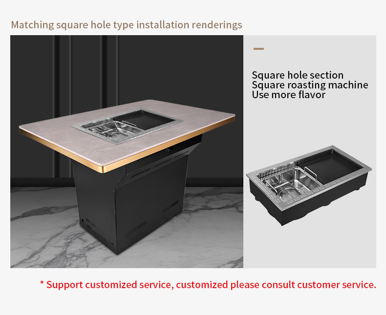 Dining table + grill
