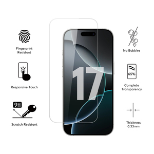 2.5D Rõ Ràng Bảo Vệ Màn Hình 9H Điện Thoại Di Động Tempered Glass Đối Với <span class=keywords><strong>iPhone</strong></span> 17 Không Khí Bảo Vệ Màn Hình - Product Image 2