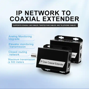 Metal <strong>Camera</strong> Network Signal <strong>IP</strong> Extender RJ45 to <strong>BNC</strong> Network to Coaxial Transmitter for CCTV System - Product Image 2