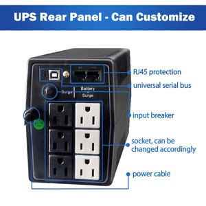 AVR UPS 400VA-1000VA интерактивная система UPS для компьютеров | Прямые поставки с китайского завода - Product Image 4