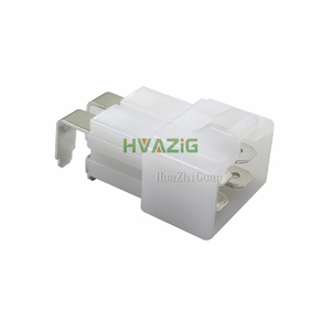 4 Pin Auto PCB Welding Board Large Current Plug 6.3mm Male PIN <strong>Header</strong> Right Angel HV Wiring Connector Socket DJ7042-6.3-10AW - Product Image 1