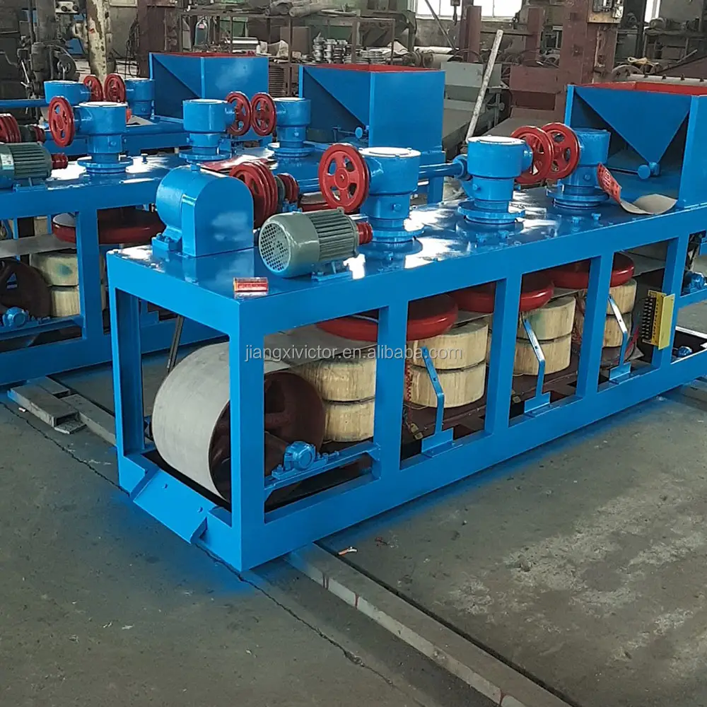 20000GS 3pc 500 and 3 pc 600 Electromagnetic Three Disc Magnetic Separator for Titanium Ore Plastic and Weak Minerals