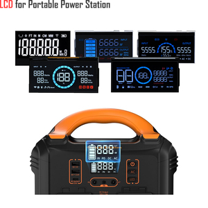 Energie speicher Wechsel richter Benutzer definiertes Segment LCD-Anzeige Günstiger Preis Htn-Segment Displays Bildschirm LCD 7 Monochrom Segment LCD-Anzeige