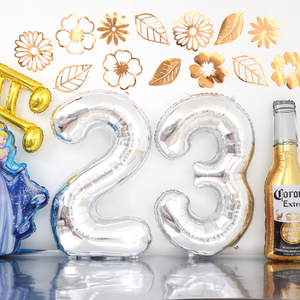 Cổ phiếu nhà máy 40 inch 0-9 số kỹ thuật số bóng bay globos đa-màu Helium lá số bóng bay cho bữa tiệc sinh nhật trang trí - Product Image 5