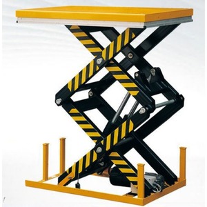 Elevador hidráulico eléctrico de 1,8 M 4T Plataforma de elevación de carga y descarga simple tipo tijera móvil fija pequeña - Product Image 5
