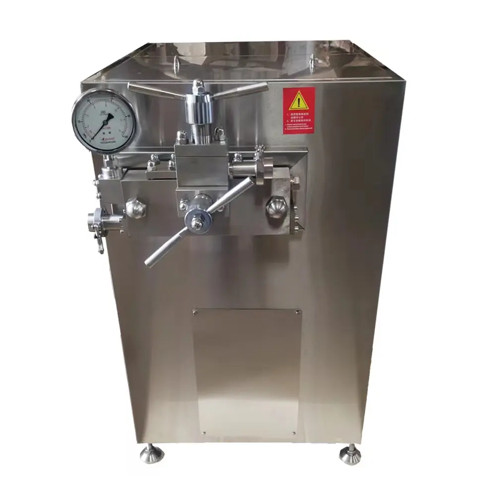 ماكينة مجانسة الحليب عالية الضغط, سعة 1000 لتر/ساعة ، مصنوعة من مواد الألبان السائلة المجانسة عالية الضغط