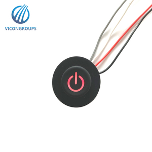 3.7V 5V 7.4V 12V 24V sıcaklık kontrol basmalı düğme anahtarı isıtma giysileri için 3 seviye sıcaklık kontrollü kapalı anahtarı - Product Image 2