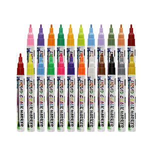 custon 3mm bullet or <span class=keywords><strong>chisel</strong></span> plastic <span class=keywords><strong>nib</strong></span> 4g ink inside neon colors chalk <span class=keywords><strong>marker</strong></span> pen