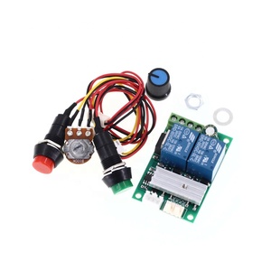Regolatore di velocità del motore cc PWM 6V 12V 24V 3A regolazione della velocità modulo di rotazione inversa in avanti con interruttore - Product Image 1