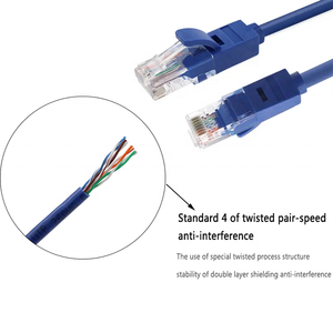 Ethernet Internet LAN red UTP FTP SFTP RJ45 4P 26awg 28awg Cable de conexión CAT5 CAT5e Cat6 cable de puente 305m de largo cable Ethernet - Product Image 2