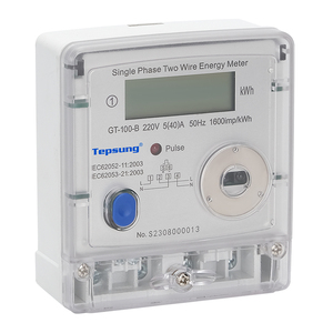 Medidor de energía eléctrica inteligente monofásico con puerto óptico y RS485 - Product Image 4