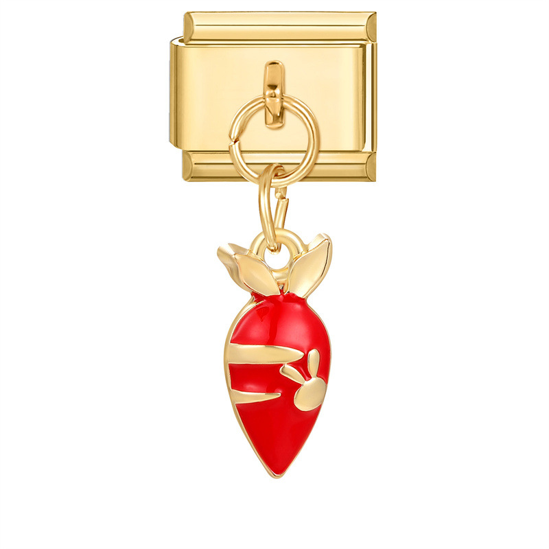 Zanahoria de fondo dorado