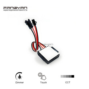 Su misura DC5-24V 3A intelligente capacitivo uno/tre colori Dimmer continuo singolo pulsante Touch sensore interruttore per la luce dello specchio - Product Image 2