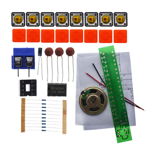 NE555 bileşen elektronik elektrikli piyano organı modülü DIY kiti öğrenmek elektronik prensipleri çocuk lehimleme uygulama - Product Image 4