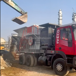 Di động máy nghiền con lăn với điều khiển PLC và động cơ AC cho Vàng/quặng & mỏ đá Khai Thác-năng suất cao rung màn hình máy nghiền - Product Image 5