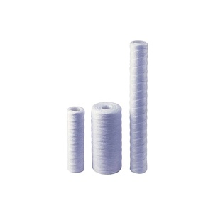 10 "<span class=keywords><strong>String</strong></span> <span class=keywords><strong>Wound</strong></span> <span class=keywords><strong>Filter</strong></span> Cartridges Slim Yarn Cartridge 5μm para tratamento de água