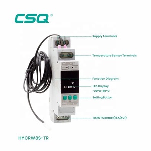 CSQ HYCRW8S Temperature <strong>Control</strong> <strong>Relay</strong> 1 X SPDT <strong>Output</strong> Configuration Working Voltage AC24-240V(50-60Hz)/DC24-240V Fluctuation 10% - Product Image 5