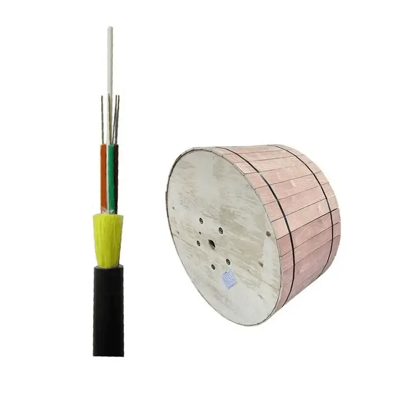 Cable óptico Cable de fibra óptica de modo único GYTC8A ADSS ASU GYTA GYTS GYFXTBY Cable FTTH ADSS para exteriores