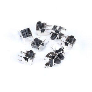 20 pz 6x6 PCB momentaneo tattile pulsante a 4 Pin interruttore ad angolo retto con Stent 6*6*4.3/5/6/7/8/9.5mm - Product Image 5