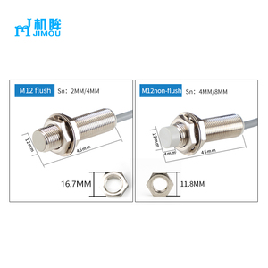 Sensor de proximidad cilíndrico con componentes de alto rendimiento interruptor de proximidad de excelente calidad sensor inductivo serie M12 - Product Image 2