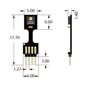 AHT25 sensore integrato di temperatura e umidità 12C segnale di uscita ad alta precisione modulo sensore originale AHT-25