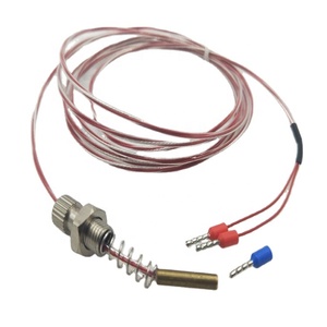 Probe Diameter 3.5mm <strong>Rtd</strong> Pt100 <strong>Temperature</strong> <strong>Sensor</strong> with Thread and Spring to Protect