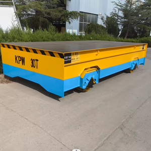 Veicolo della piattaforma di trasferimento ferroviario da 20 tonnellate controllato elettricamente per la costruzione di varie applicazioni attrezzature per la movimentazione dei materiali - Product Image 1