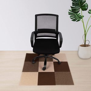 Oturma odası kaymaz Pet mat çizgili kendinden yapışkanlı ses geçirmez kare dikiş halısı alan kilim yıkanabilir mat - Product Image 2