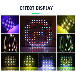 Заводская оптовая продажа, гибкая Пиксельная панель RGB, программируемый экран дисплея для самостоятельной сборки, 5 в постоянного тока, WS2812, SK6812, WS2812b, 8x8, 8x32, 16x16, светодиодная матрица - Product Image 2