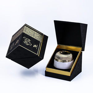 Free Design square High-end Luxury <strong>Paper</strong> Creative Arabic <strong>Make</strong>-up 100ml <strong>Bottle</strong> with Magnetic Gift Box - Product Image 1