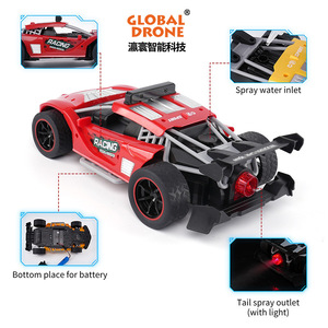 クロスボーダー新着ライト子供用リモコンカースプレーおもちゃドリフトカー世代