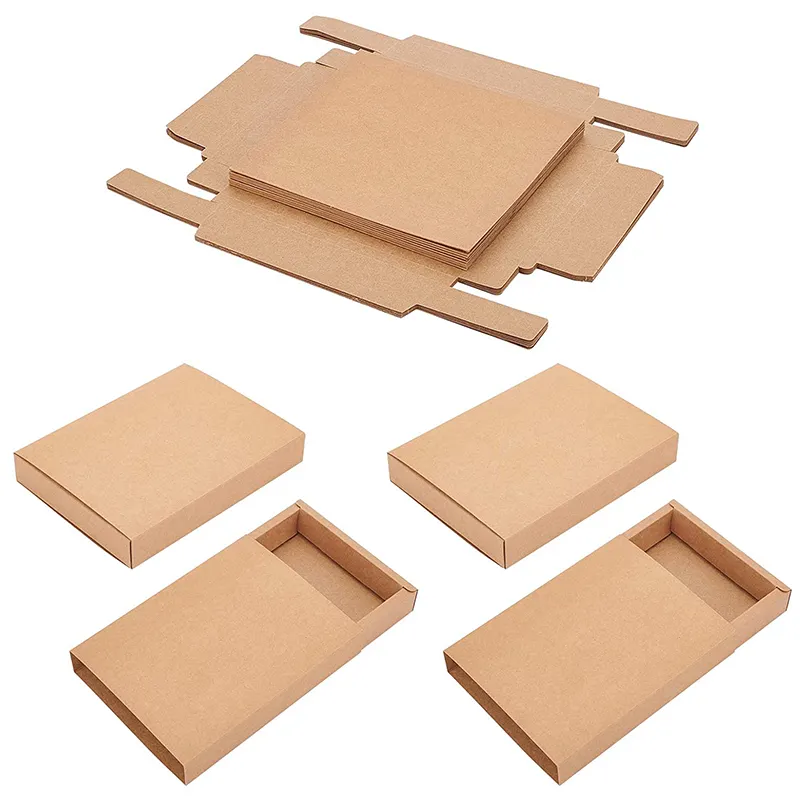 Benutzer definierte 350g Kraft Schiebe Handy hülle Duplex Papier Schublade Verpackungs boxen