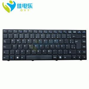 Bàn phím máy tính xách tay Brazil cho Haier T6-3 tautec infoway w7430 SW6 MP-9N78 màu đen với khung thay thế bàn phím máy tính xách tay - Product Image 1