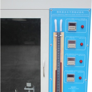 Testador de flammabilidade plástica máquina de teste de queima vertical e horizontal