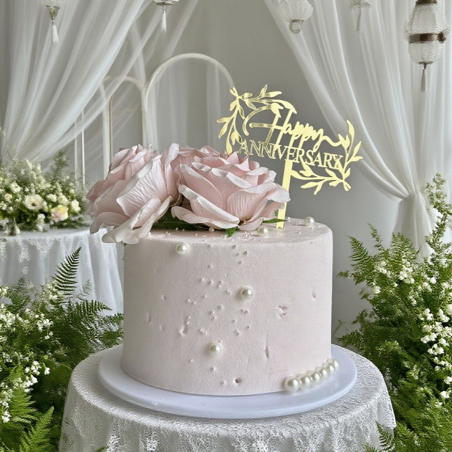 Or - Anniversaire (largeur : env.11 cm